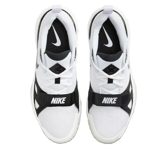 Nike Air Zoom Diamond Elite Turf DZ0503-103 Men's White Baseball Shoes DWA3633 - Picture 9 of 15